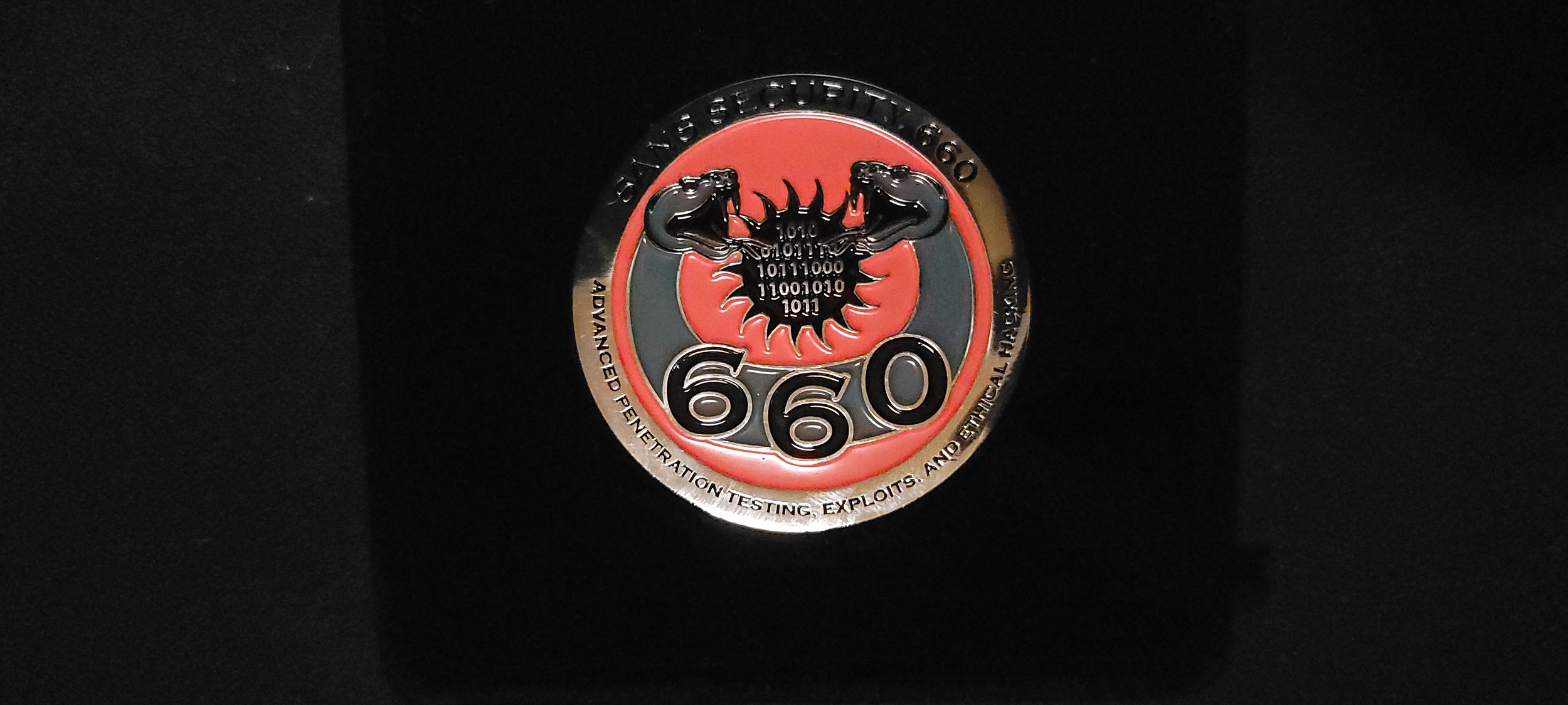 Front of the challenge coin